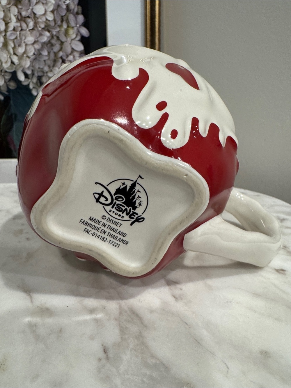 Disney Snow White Poison Apple Skull Mug - Picture 3 of 5